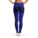 7 Chakras Caduceus Print Women's Leggings