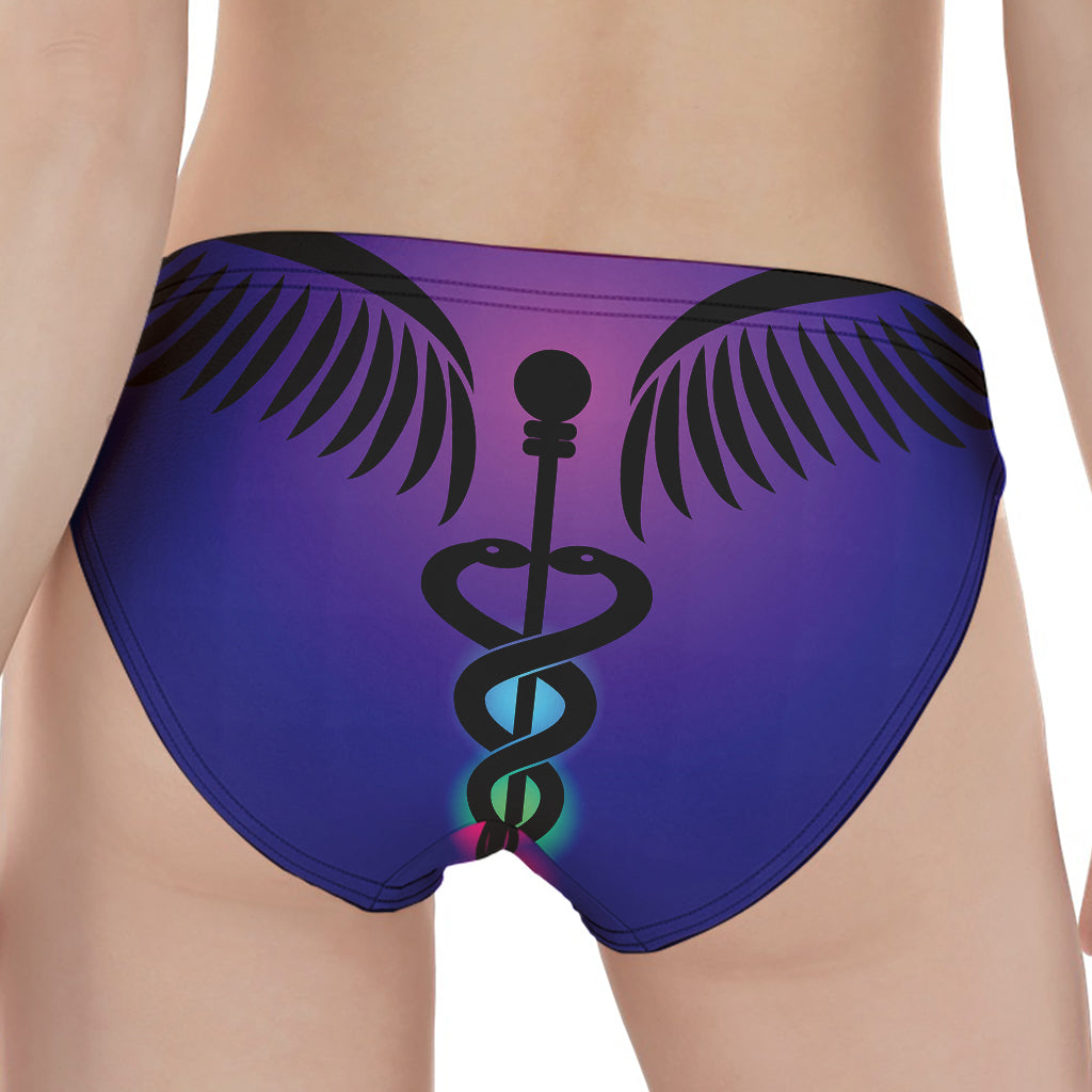 7 Chakras Caduceus Print Women's Panties