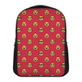 8-Bit Emoji Pattern Print Casual Backpack