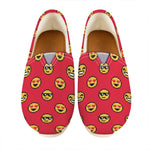 8-Bit Emoji Pattern Print Casual Shoes