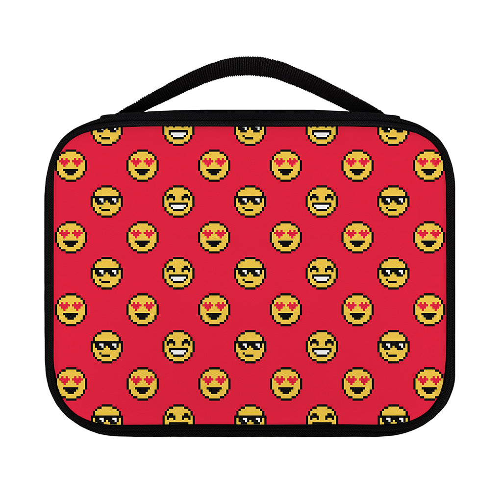 8-Bit Emoji Pattern Print Classic Bible Case