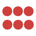 8-Bit Emoji Pattern Print Coaster Set