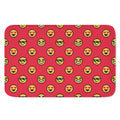 8-Bit Emoji Pattern Print Indoor Door Mat