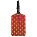 8-Bit Emoji Pattern Print Luggage Tag