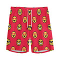 8-Bit Emoji Pattern Print Men's Athletic Shorts