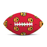 8-Bit Emoji Pattern Print Rugby Ball