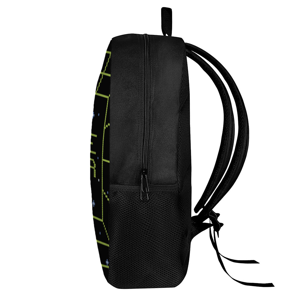 8-Bit Game Over Print 17 Inch Backpack