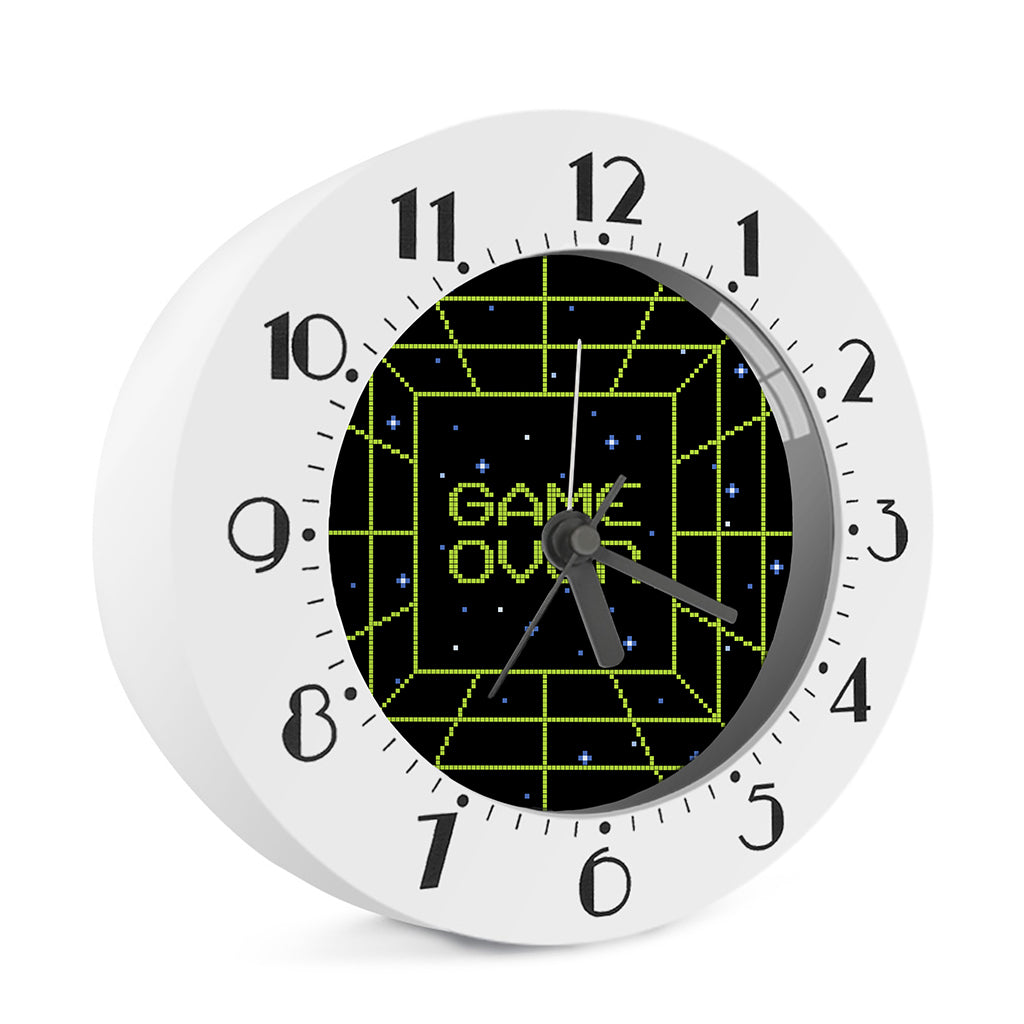 8-Bit Game Over Print Alarm Clock