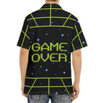 8-Bit Game Over Print Aloha Shirt