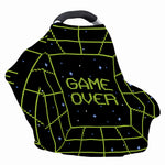 8-Bit Game Over Print Baby Seat Cover