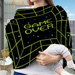 8-Bit Game Over Print Baby Seat Cover