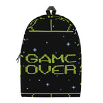 8-Bit Game Over Print Backpack