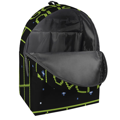 8-Bit Game Over Print Backpack
