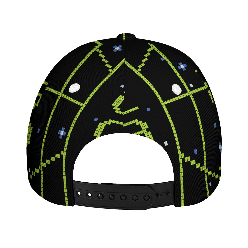 8-Bit Game Over Print Baseball Cap