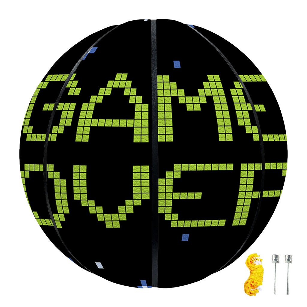 8-Bit Game Over Print Basketball
