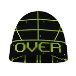 8-Bit Game Over Print Beanie