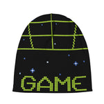 8-Bit Game Over Print Beanie
