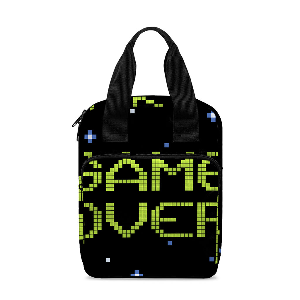 8-Bit Game Over Print Bible Tote Bag