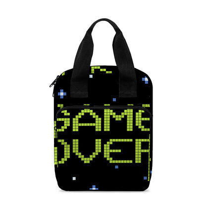 8-Bit Game Over Print Bible Tote Bag