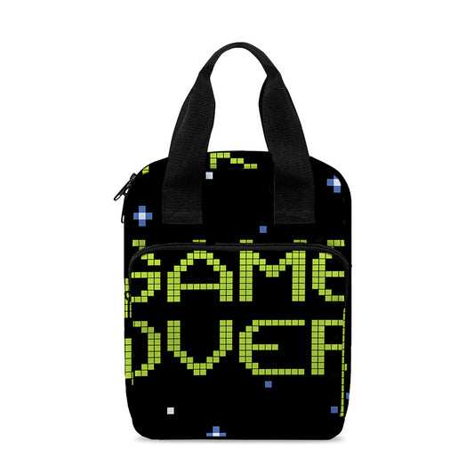 8-Bit Game Over Print Bible Tote Bag