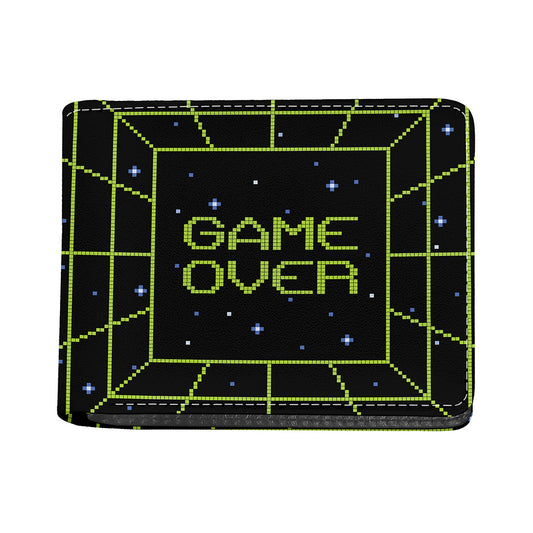 8-Bit Game Over Print Bifold Wallet