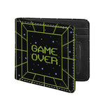 8-Bit Game Over Print Bifold Wallet
