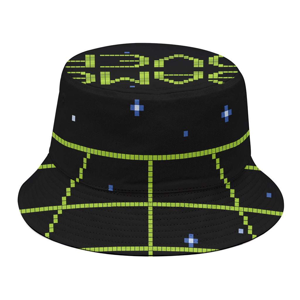 8-Bit Game Over Print Bucket Hat