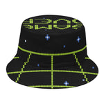 8-Bit Game Over Print Bucket Hat