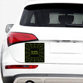 8-Bit Game Over Print Car Sticker