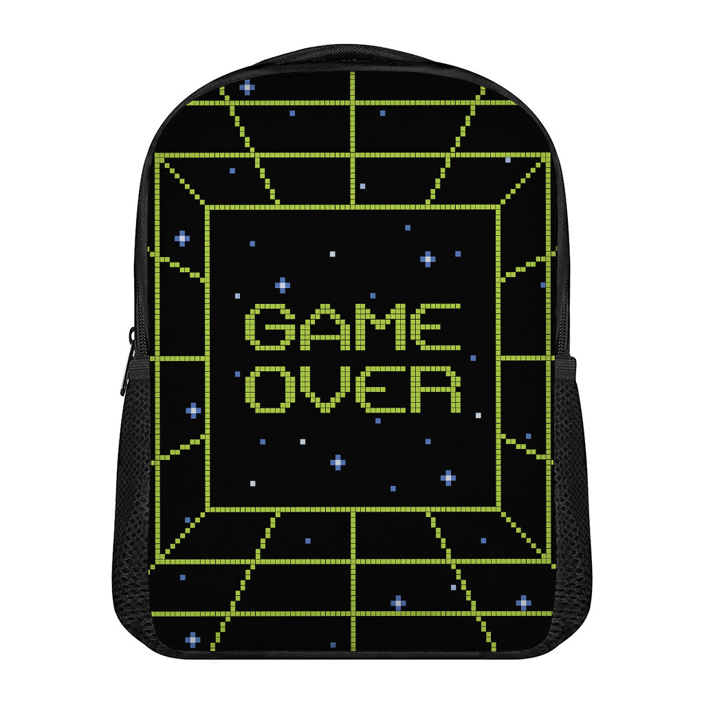 8-Bit Game Over Print Casual Backpack