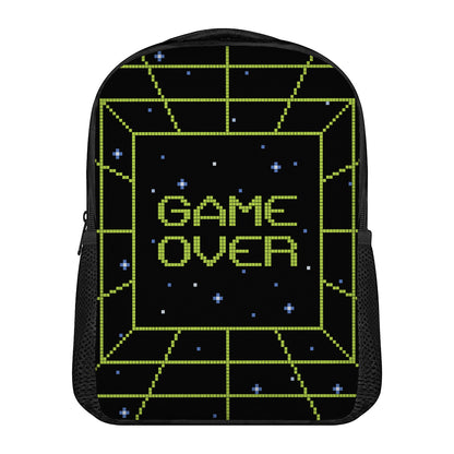8-Bit Game Over Print Casual Backpack