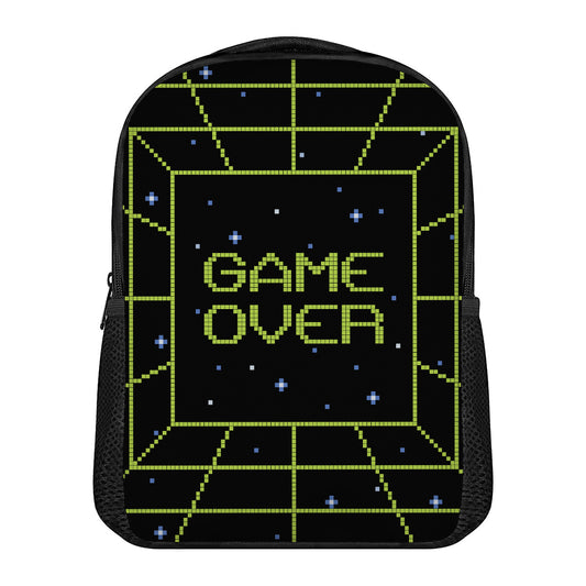 8-Bit Game Over Print Casual Backpack