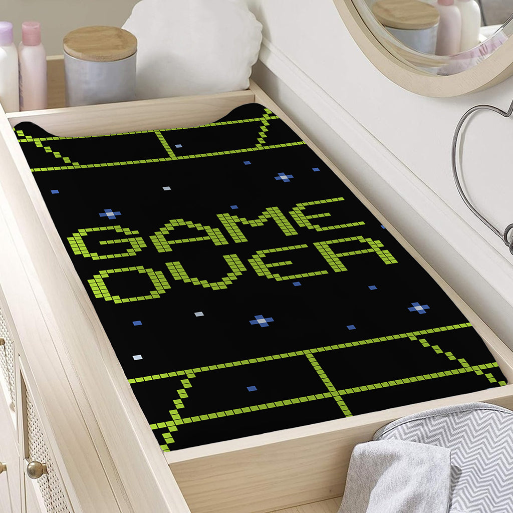 8-Bit Game Over Print Changing Pad Cover