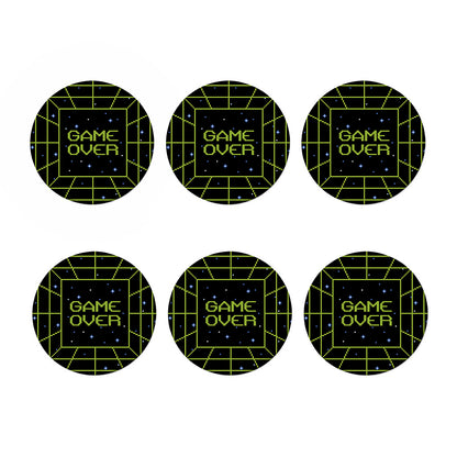 8-Bit Game Over Print Coaster Set