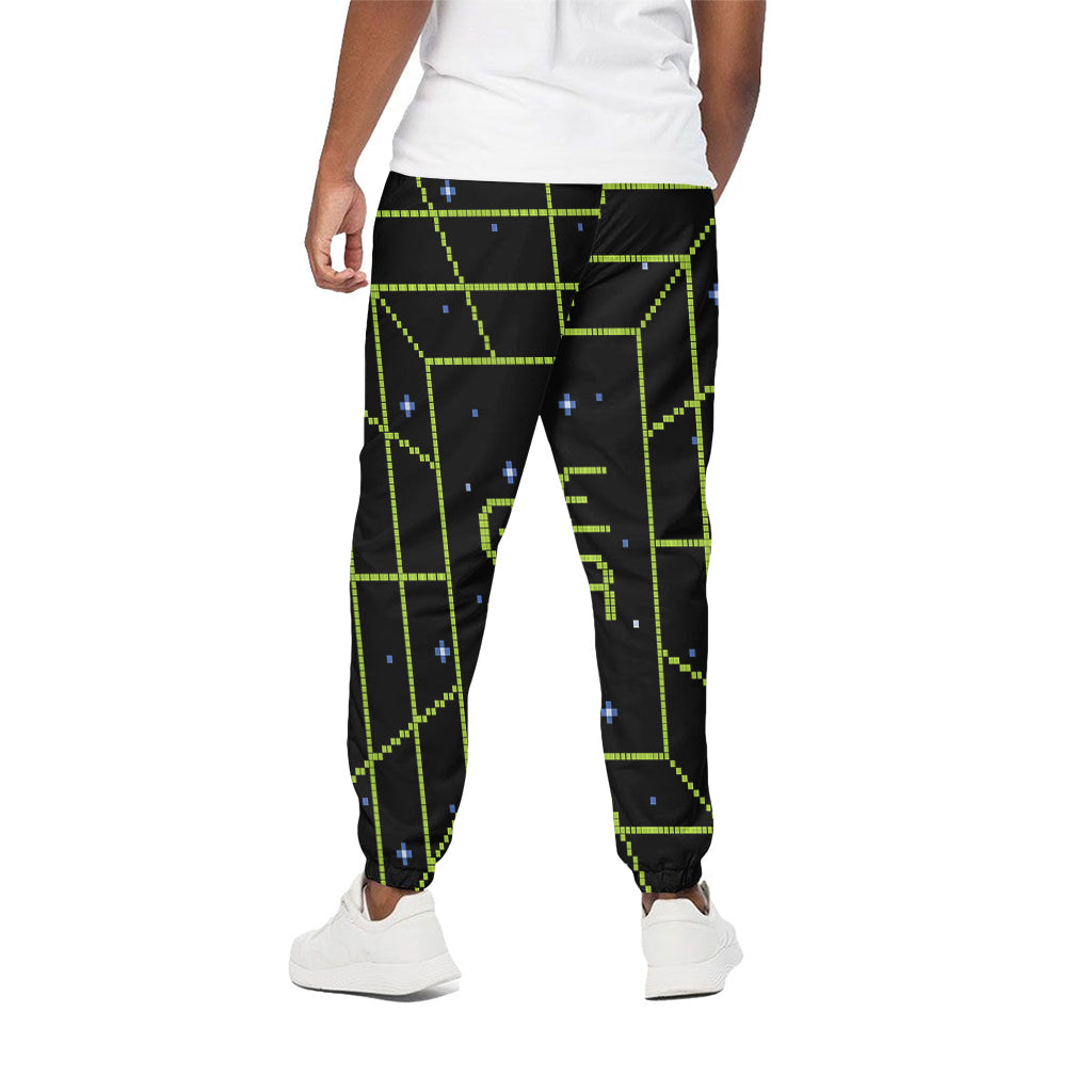 8-Bit Game Over Print Cotton Pants
