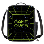 8-Bit Game Over Print Crossbody Lunch Bag