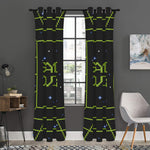 8-Bit Game Over Print Curtain
