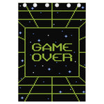 8-Bit Game Over Print Curtain