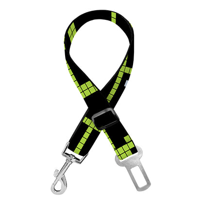 8-Bit Game Over Print Dog Seat Belt