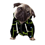 8-Bit Game Over Print Dog Zip Up Hoodie