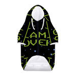 8-Bit Game Over Print Dog Zip Up Hoodie