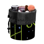 8-Bit Game Over Print Drawstring Makeup Bag