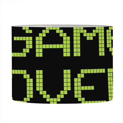 8-Bit Game Over Print Drum Lamp Shade