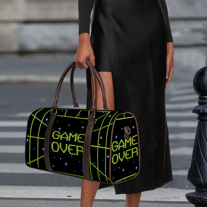 8-Bit Game Over Print Duffle Bag