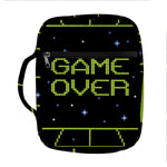 8-Bit Game Over Print Front Pocket Bible Bag