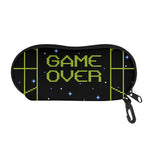 8-Bit Game Over Print Glasses Case