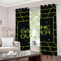 8-Bit Game Over Print Grommet Curtains