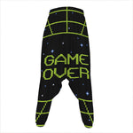 8-Bit Game Over Print Hammer Pants