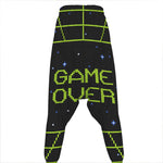 8-Bit Game Over Print Hammer Pants