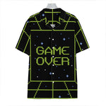 8-Bit Game Over Print Hawaiian Shirt